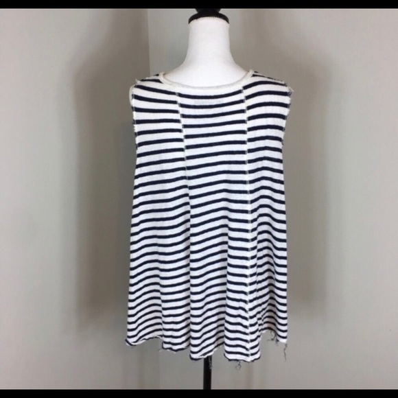 Free People Stripe Oversized Tank - Picture 3 of 5